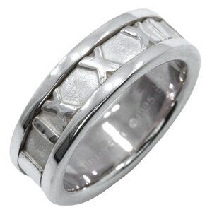 TIFFANY&Co. Atlas Ring Silver925 #5.1(US Size) 6.0g Women